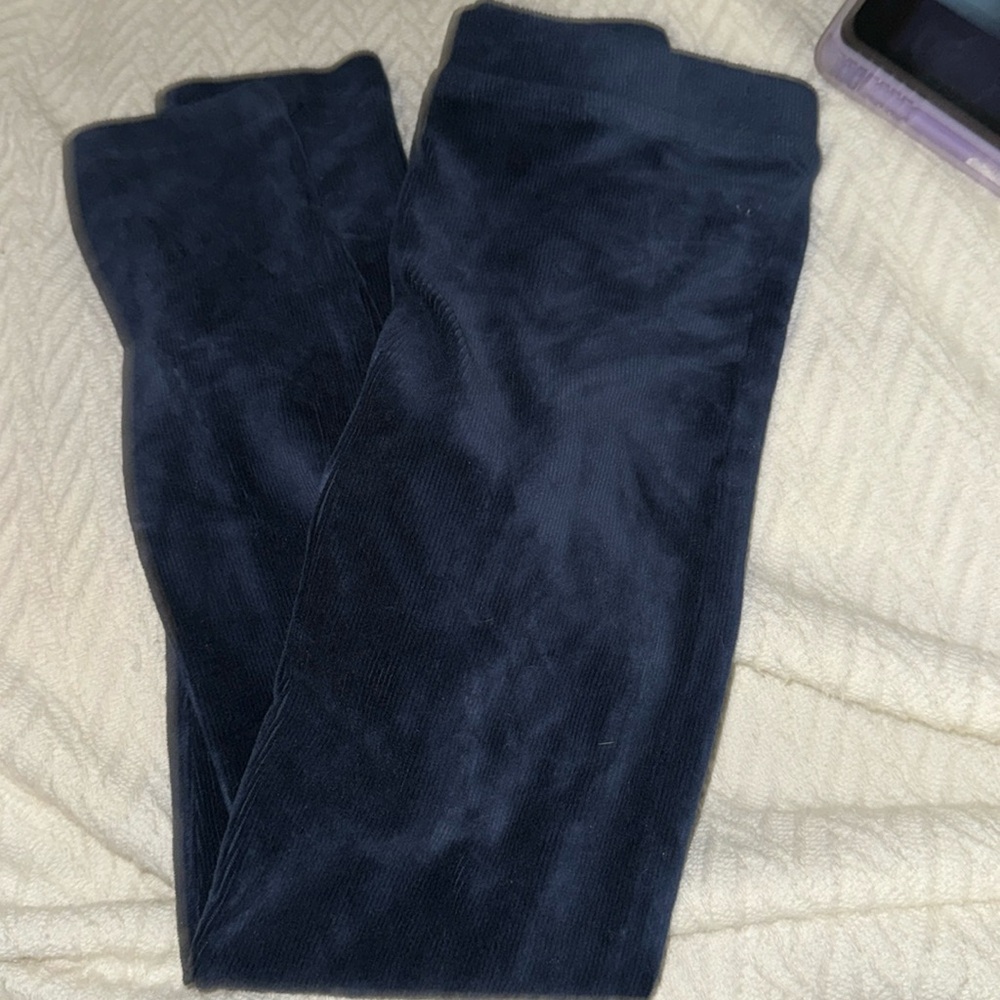 Crewcuts navy corduroy leggings size 8 girls j crew